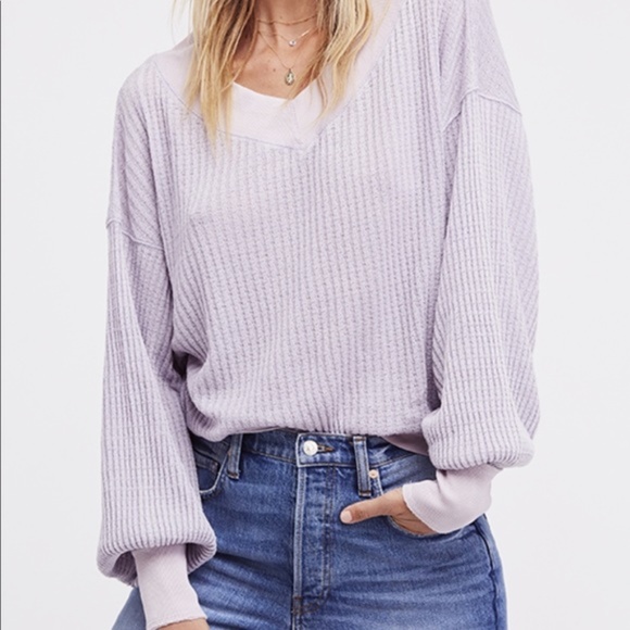 Free People Tops - Free People Slouchy Thermal Top